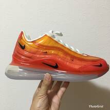 新品 NIKE HERON PRESTON BY YOU AIR MAX 720 + 95 NIKE ID ナイキ ヘロン プレストン NIKELAB エアマックス AIR MAX720 オレンジ 26.5cm_画像2