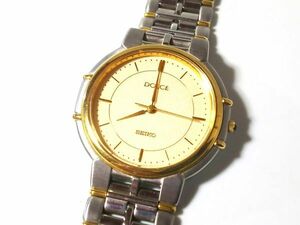 [Ya6*]SEIKO/ Seiko *DOLCE/ Dolce /8N41-6160/SACF003*1991 year made * year difference quarts / combination / beautiful goods 