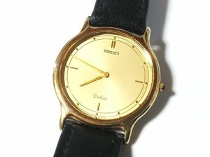 [Yi4*]SEIKO/ Seiko *DOLCE/ Dolce /9530-6000/SACT006*1988 year made * 2 hands quarts /SGP30/ enduring ./ beautiful goods 