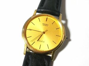 [Yi5*]SEIKO/ Seiko *DOLCE/ Dolce /7731-7010/SAAP854*1986 год производства * 3 стрелки кварц / новый товар ремень / прекрасный товар 