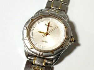 【Tr1☆】SEIKO/セイコー◇PRESAGE/プレサージュ/5E21-6B40/SAWX001◇1992年製♂3針クオーツ/美品/レア