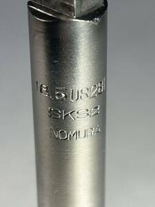 ノムラ ハンド タップ HT 16.5 US 281 材質 SKS2 (外径16.5mm 全長130mm 刃長45mm軸13mm 四角10mm) NOMURA 数量1本［s0015］