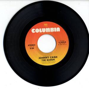 Johnny Cash 「The Baron/ I Will Dance With You」 米国COLUMBIA盤EPレコード