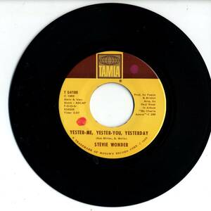 Stevie Wonder 「Yester-Me Yester-You Yesterday/ I'd Be A Fool Right Now」 米国TAMLA盤EPレコード