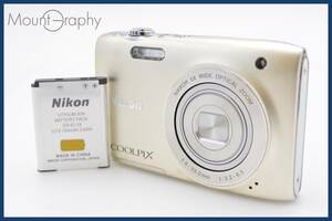 ★極上美品★ ニコン Nikon COOLPIX S3100 5x バッテリーのみ付属 ★動作保証・完動★ 同梱可 #tk4024