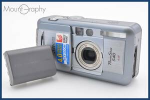 ★極上美品★ キヤノン Canon Power Shot S40 3x バッテリーのみ付属 ★動作保証・完動★ 同梱可 #tk3890