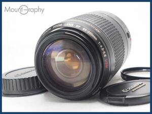 ★実用美品★ CANON キヤノン EF 55-200mm F4.5-5.6 USM ★完動品★同梱可 前後キャップ&レンズフィルター付 #i6744