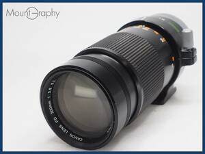 ★良品★ CANON キヤノン FD 300mm F5.6 S.C. ★完動品★同梱可 前キャップ付 #i6795