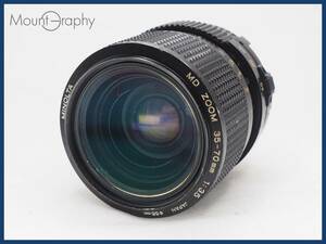 ★実用美品★ MINOLTA ミノルタ MD ZOOM 35-70mm F3.5 ★完動品★同梱可 #i6813