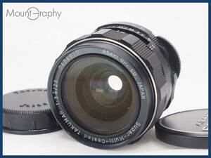 ★実用美品★ PENTAX ペンタックス Super-Multi-Coated TAKUMAR 28mm F3.5 ★完動品★同梱可 前後キャップ付 #i6827