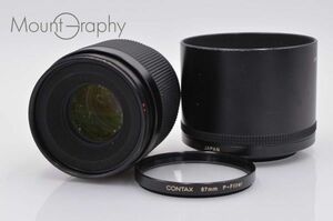 ★希少品★ カールツァイス Carl Zeiss MAKRO-Planar 100mm F2.8 AEJ フィルター、フード付属 ★完動品★ #tk977