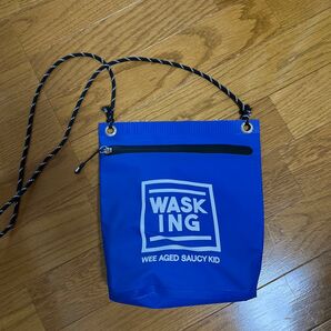 WASK 美品 ショルダー ブルー バッグ ショルダーバッグ