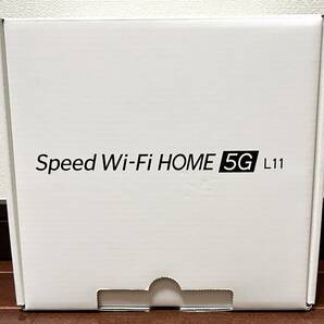 送料無料 UQ Speed Wi-Fi HOME 5G L11 ホワイト  ZTE製の画像1