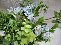 【アートフラワー・造花】　グリーン系の小花たち　４２本　（Ｈ１７㎝～）_画像8