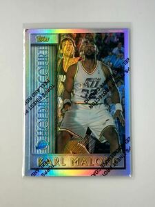 【90年代名作】96-97 Topps Holding Court HC15 Refractor Karl Malone Utah Jazz カール・マローン NBAカード