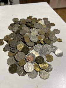 雑銭　アンティーク 外国コイン 外国銭 貨幣 硬貨 1キロから2キロコイン まとめ
