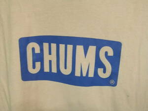  CHUMS チャムス 半袖Tシャツ プリントTシャツ S ボックスロゴ　肩45㎝身幅45ｃｍ着丈63㎝