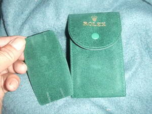  ROLEX ロレックス 時計用携帯ケース ウォッチケース グリーン 時計入れ トラベルケース 保存ケース 収納ケース　１