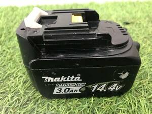 【中古品】★makita(マキタ) 14.4v3.0Ahリチウムイオンバッテリー残量表示付き BL1430B (A-60698)　ITTFP0QPU2R6