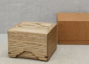  chestnut material. piece box four surface .. new goods cosmetics box attaching 