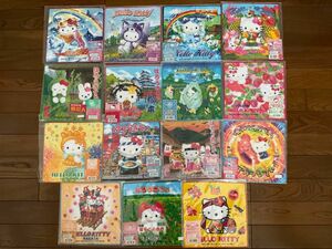 ハローキティ　ご当地　タオルハンカチ　15枚セット　HELLO KITTY プチタオル　サンリオ　バラ売可