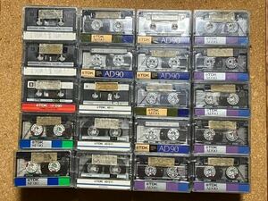  used cassette tape *TDK 101 pcs set *90 minute tape,AD90A,AR90,ADS90,SF90,D90,R-X 90 normal * position, recording settled 
