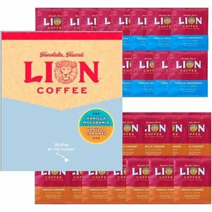 ライオンコーヒー coffee lion ハワイアンコーヒー ラキャラメル バニラマカ ドリップパック30パック 118