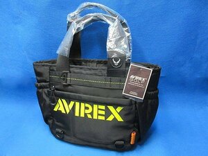 新品 AVIREX GOLF アヴィレックス AVG2F-BA8 ラウンドバッグ トートバッグ ブラック