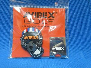新品 AVIREX アヴィレックス クリップマーカー マスク AVG2F-AC7 ブラック　※ネコポス便対応