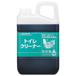 【安心・信頼のブランドSARAYAサラヤ】洗浄・除菌剤 トイレクリーナー 3kg　ノズル・カップ付