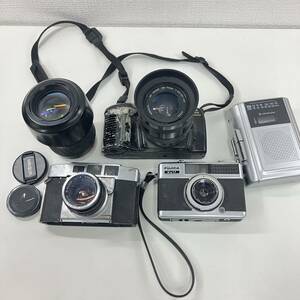 1円〜 4T MINOLTA FUJIFILM OLYMPUS 一眼レフカメラ フィルムカメラ レンズ まとめて FUJICA Half α 3xi PANORAMA ジャンク品 部品取り