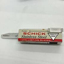 1円〜 4☆ SCHICK INJECTOR SAFETY RAZOR シェーバー 髭剃り MADE IN USA シック インジェクター剃刀 ゴールドカラー ヴィンテージ 箱付き_画像10