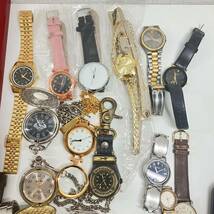 1円〜 4M ALBA VINCI TISSOT 腕時計 懐中時計 稼働品 非稼働 まとめて 部品取りに 未開封品 QUARTZ ブランド コレクション 時計　まとめ_画像2