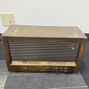 1 jpy ~ 5T Victor vacuum tube radio R-601C Victor standard Broad cast antique Showa Retro operation not yet verification interior that time thing 
