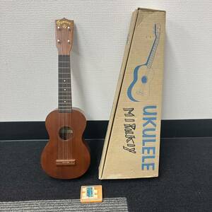 1円〜 5☆ Famous ウクレレ FS-1 ukulele 弦楽器 楽器 日本製 ギター 音楽 外箱付き ペグ動作良好 茶色 器材 吹奏楽 南国 