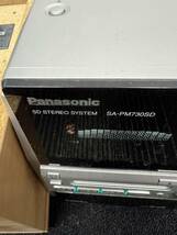1円〜 4☆ Panasonic パナソニック SA-PM730SD ミニコンポ CD システムコンポ MD コンポ 通電確認済み_画像8