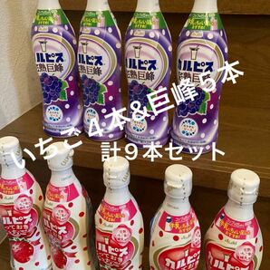 アサヒ飲料 カルピスとっておきいちご 470ml×4本& 巨峰(希釈用)470ml×5本 希釈用計9本セット