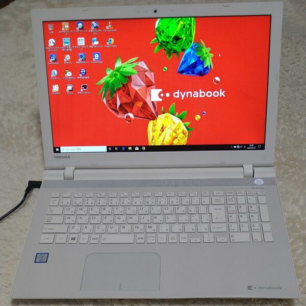 難あり　dynabook T55/UWS core i5- 6200U ssd 128GB　メモリー12GB win10　DVD 