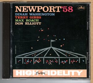 [ used CD] Dyna * Washington / at * new port *58+2( complete version )~ genuine summer. night. Jazz DINAH WASHINGTON / NEWPORT*58