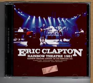 【中古CD】ERIC CLAPTON / RAINBOW THEATRE 1981