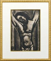 【真作】【WISH】ジョルジュ・ルオー Georges Rouault「イエスは苦しまん、世の終りに至るまで」銅版画 10号大◆キリスト人気作#24042205_画像2