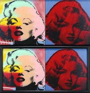 [ genuine work ][WISH]s tea b*kauf man Steve Kaufman[ Mini Marilyn ] silk screen canvas specification 30 number large * large size popular work #24052341