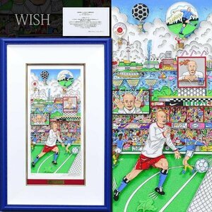 【真作】【WISH】チャールズ・ファジーノ「スシボンバー」3Dシルクスクリーン 6号大 直筆サイン 高原直泰の移籍記念作 #24023393