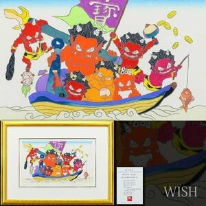[ genuine work ][WISH]. under peace .[ peach Taro map .....] woodblock print 6 number large 2019 year work autograph autograph proof seal * popular work 0 peach Taro super popular author #24052095