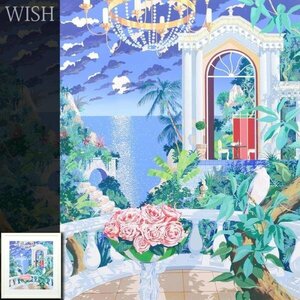 【WISH】サイン有「Tranquility Ⅱ」シルクスクリーン 20号大 大作 直筆サイン #23122147