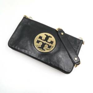 ★TORY BURCH トリーバーチ レザー チェーン ワンショルダーバッグ 肩掛けかばん レディース ブラック