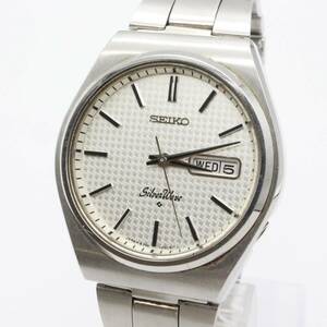 【SEIKO セイコー】 Silver Wave シルバーウェーブ 6306-8010 デイデイト 自動巻き/AT メンズ 腕時計 シルバー文字盤 裏蓋刻印あり