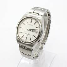 【SEIKO セイコー】 Silver Wave シルバーウェーブ 6306-8010 デイデイト 自動巻き/AT メンズ 腕時計 シルバー文字盤 裏蓋刻印あり_画像2