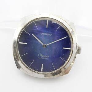 [ORIENT Orient ] Chamade 21 stone I120-15300 hand winding men's / boys wristwatch shell face operation Vintage 