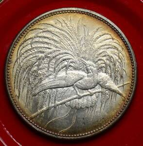 銀貨　1894年　5マルク銀貨　極楽鳥　ドイツ領ニューギニア　ドイツ帝国　管理番号CE120